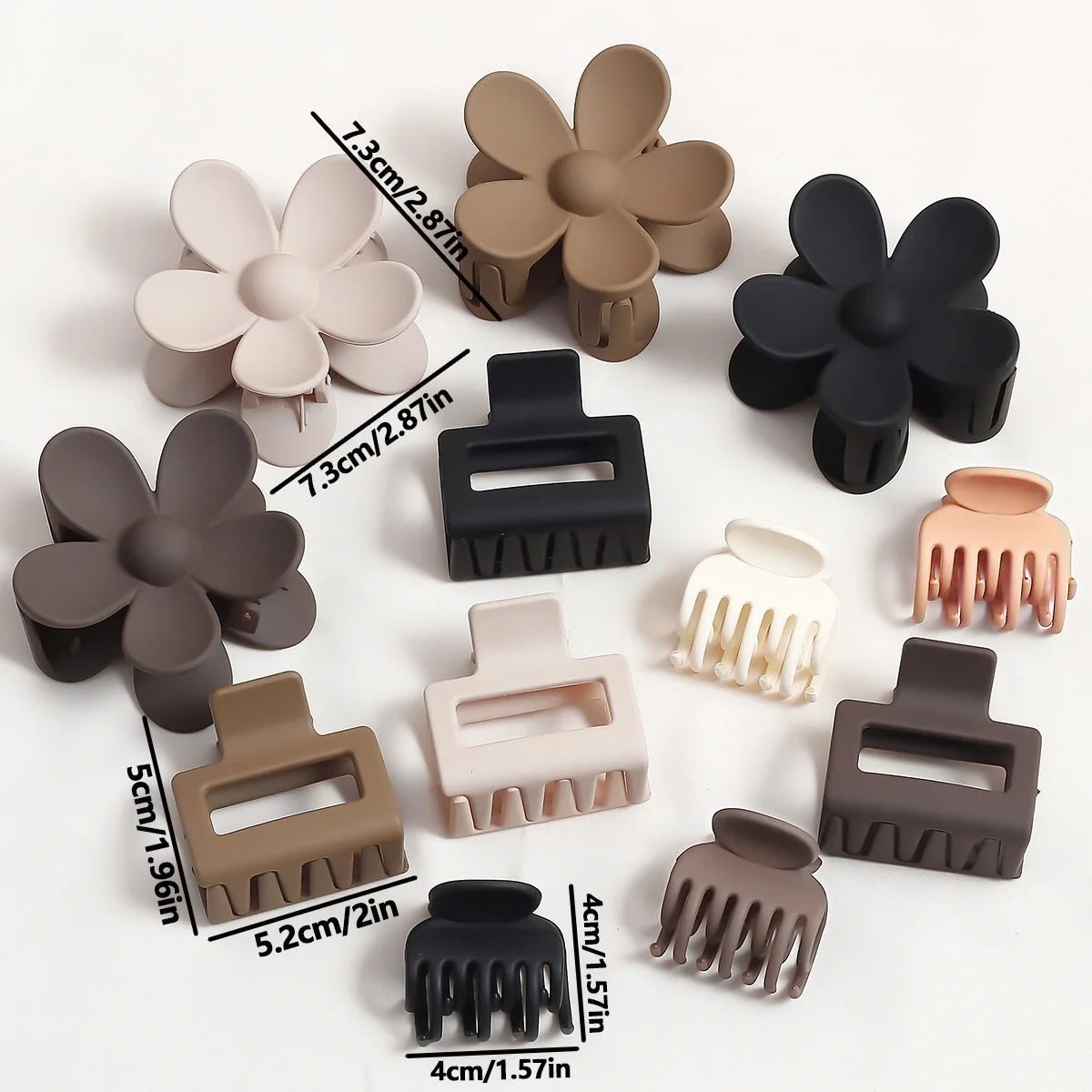 Рисунок 2 - Женские заколки-Крабики для волос средней длины