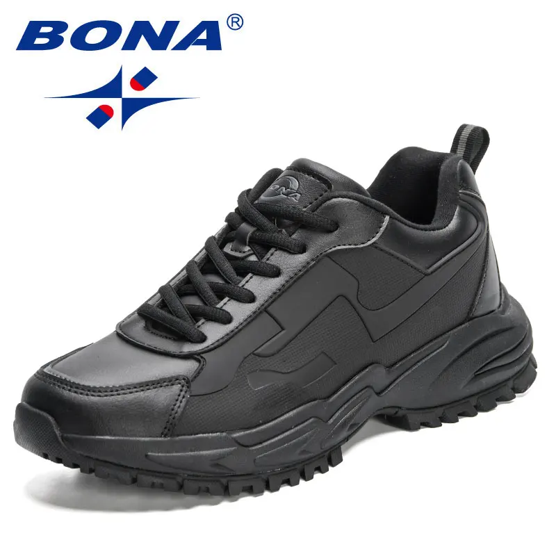 

BONA New Arrival Classics Style Men Lace Up Sport Shoes Male Running Shoesr Men Outdoor Jogging Walking Athletic Shoes