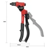 ALLSOME Single Universal 3 in 1 Multi Function Rivet gun with Nut rivet Hand rivet Reamer Tool 6