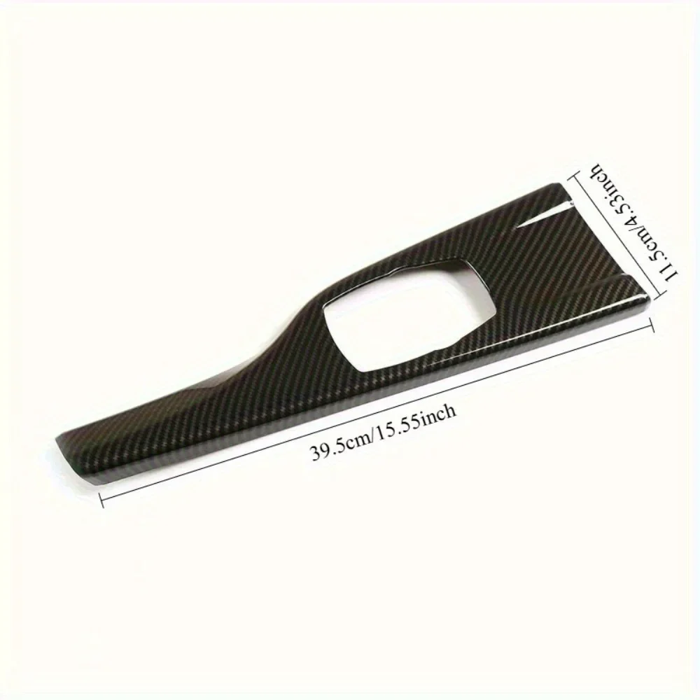 BMW F30 F31 F34 F32 F36 M3 M4(RHD)용 ABS 카본 파이버 자동차 멀티미디어 패널 커버 트림 리얼 카본 파이버 스티커