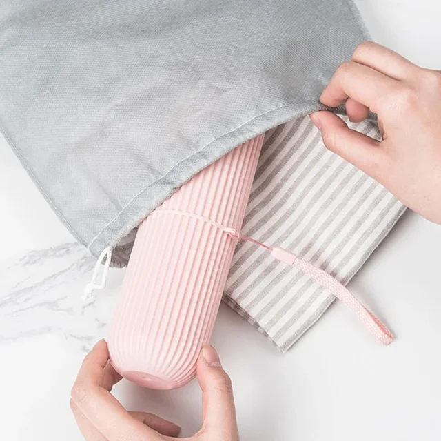 Pasta de dientes portátil, funda protectora para cepillo de dientes, caja de almacenamiento para viaje y Camping, protege la pasta de dientes de la suciedad y los daños 3