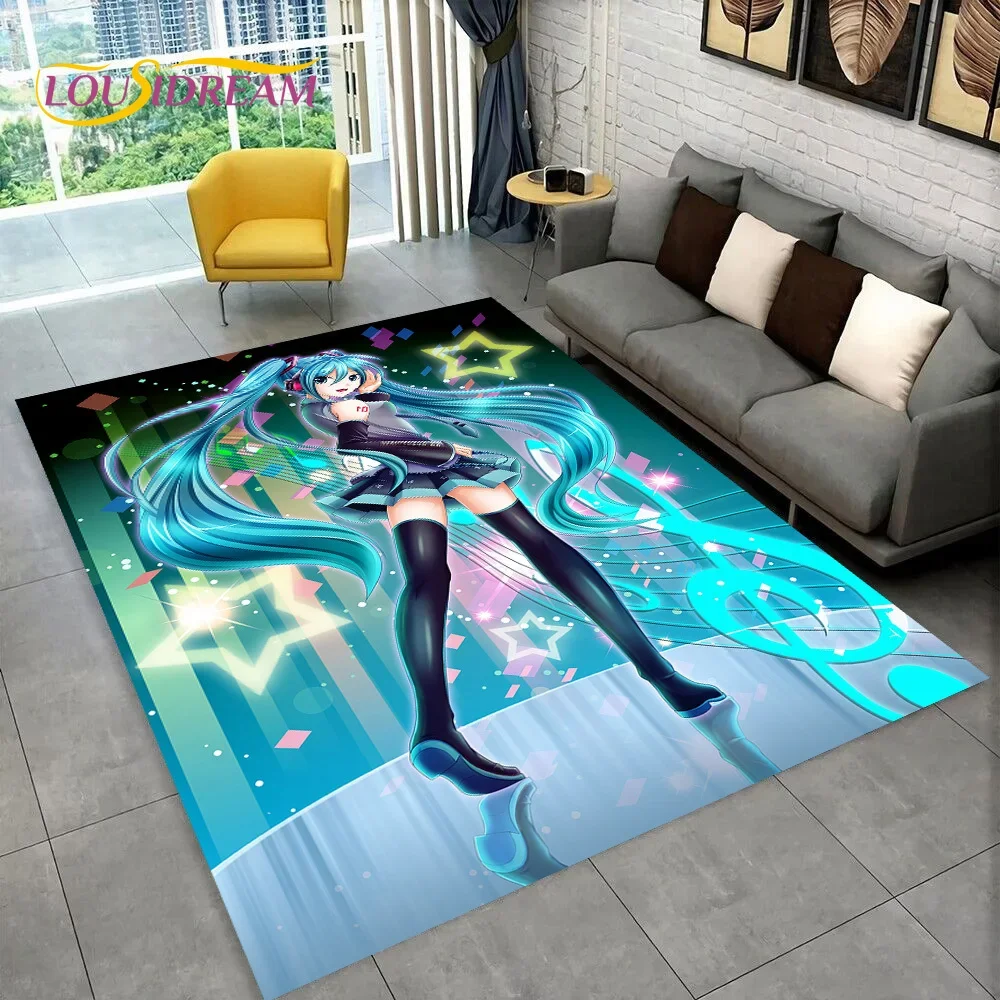 JEDTAKCT Tapis Rond Salon, Salamandre De Dessin Animé Sakura