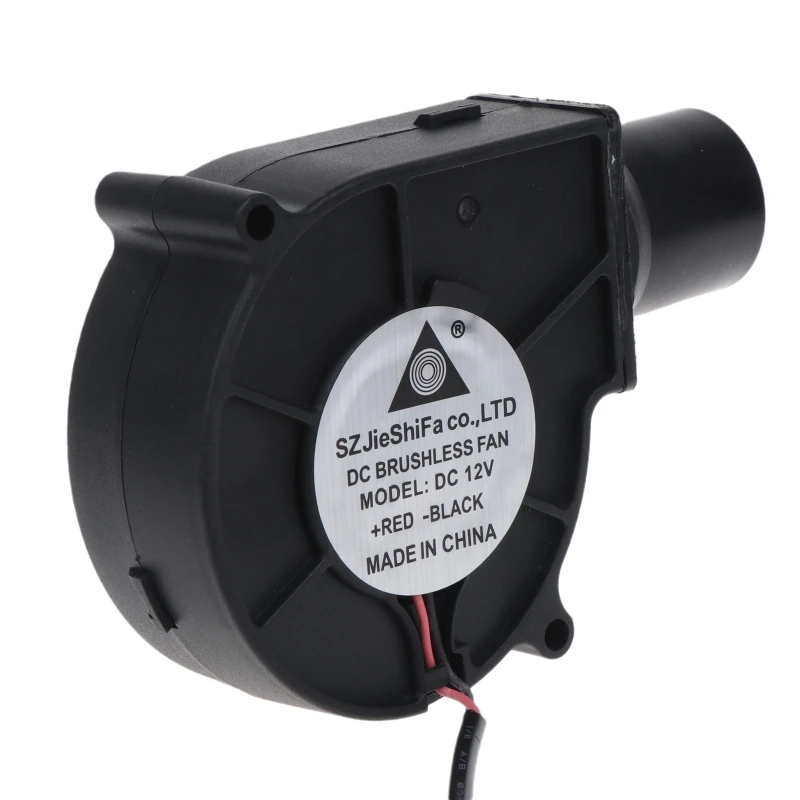 BBQ Air Blower Smelting Metal Fan 12V 2500R 5.5x2.1mm Input 27mm Air Tube for Barbecue Picnic Camping Fire Stove Fans air blower bbq fan barbecue blower