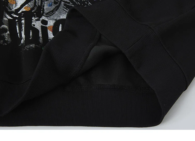 Paint-Splatter Character Graphic Hoodie Sf665188eef544d97936371f83cf93b0dd