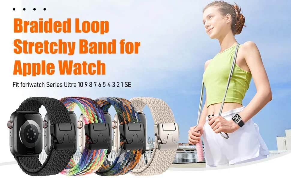 Braided Watch Strap Bracelet - Premium Universal Fit