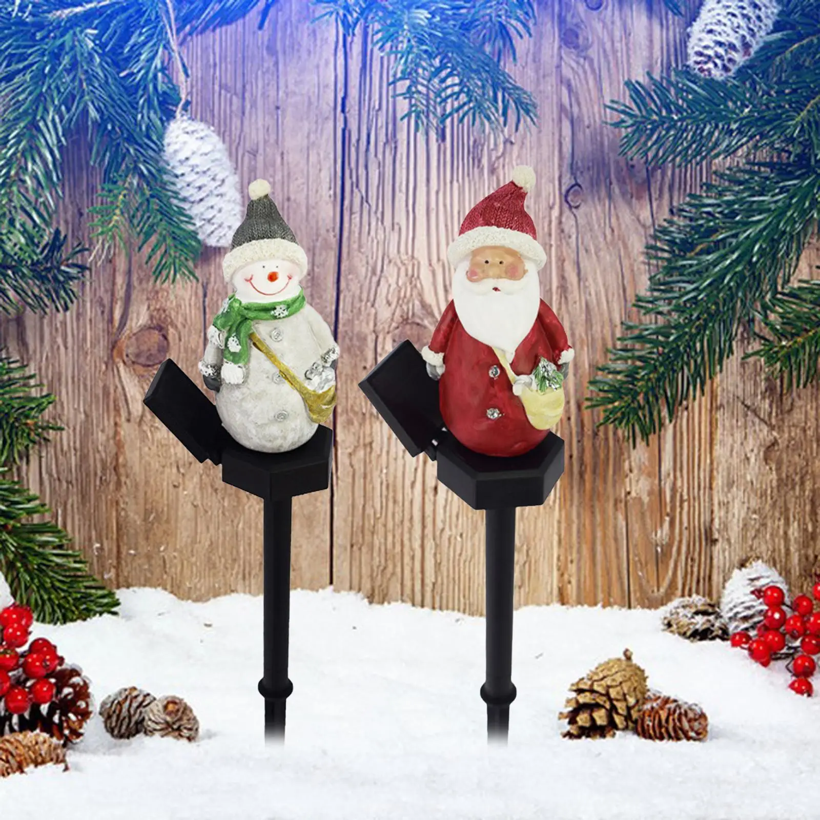 Christmas Solar Pathway Light with Stake Waterproof for Christmas Wedding