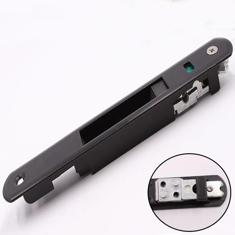 Sliding Door Window Hook Lock Modern Mobile Glass Door Single Double Sided Lock Catch 198X28mm Home Security Concealed