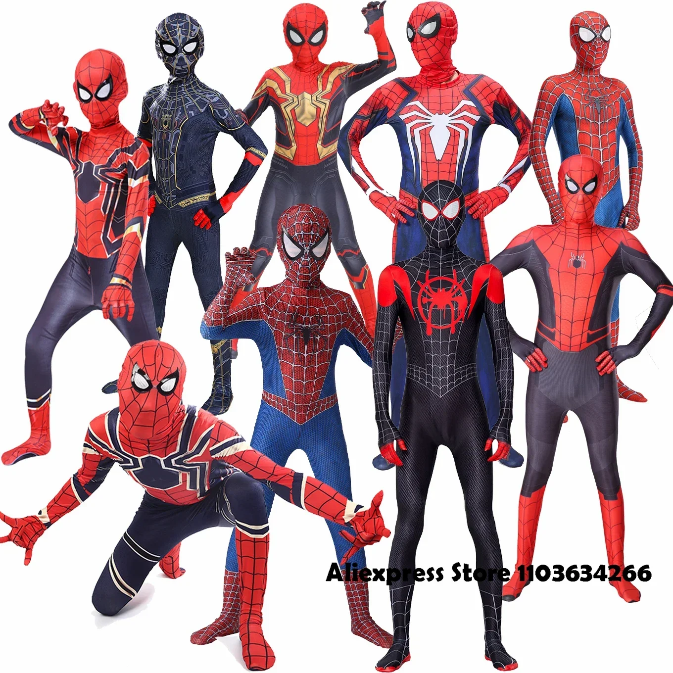 Spiderman Cosplay Costume Jumpsuit Spider man Costume Superhero