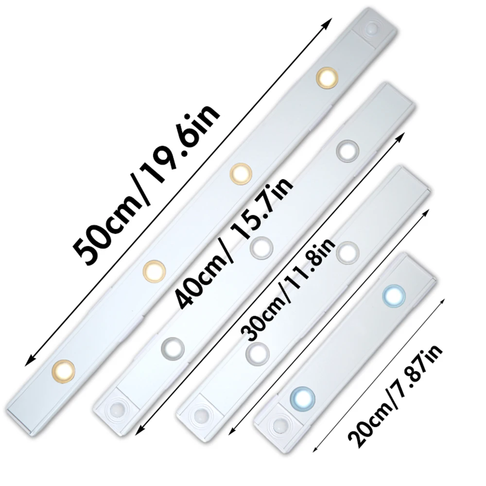 모션 센서 LED 야간 조명, 무선 초박형 투광 조명, 와인 디스플레이 캐비닛 책장 옷장 USB 충전식 램프