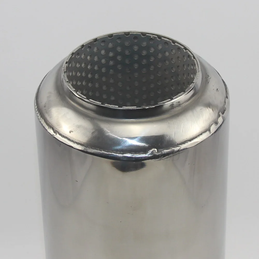 Exhaust Pipe Muffler Exhaust pipe middle muffler 304 stainless steel mesh small hole
