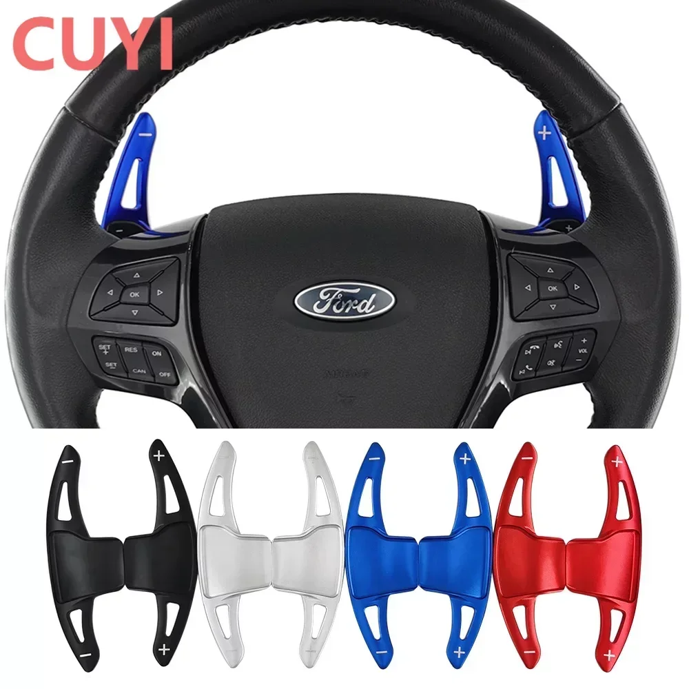 

Shifter Paddles For Ford Explorer Taurus SHO Edge Sport Flex EcoBoost Limited 2013 2014 Car Steering Wheel DSG Extension Sticker