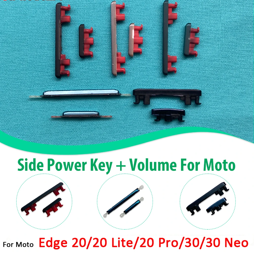 Side Volume and Power Button Key Set Replacement
