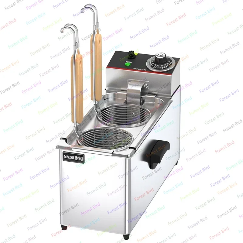 

Electric double-ended noodle cooking machine soup powder stove boiling noodle stove commercial stainless steel