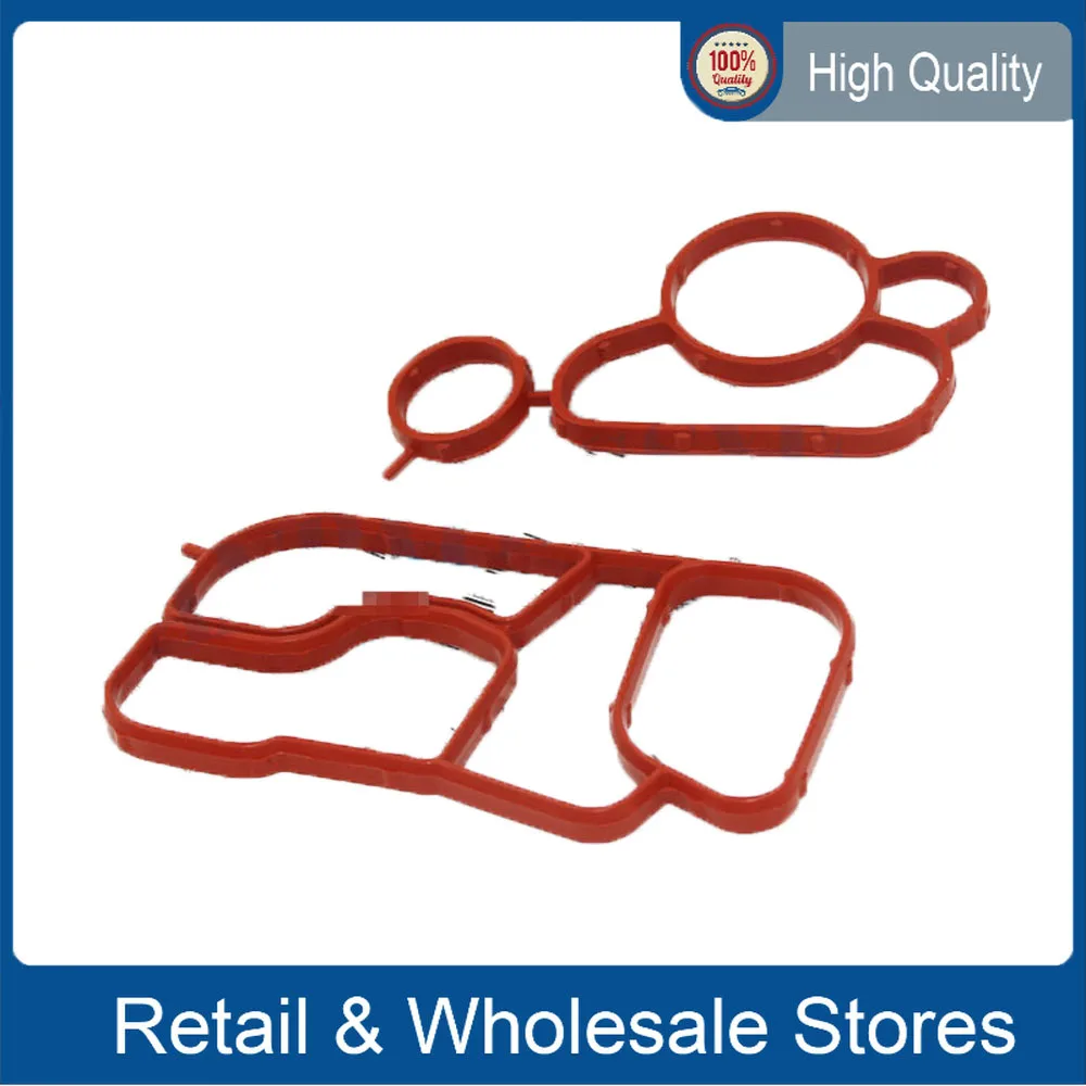 2PCS-Engine-Oil-Cooler-Gasket-For-EA888-1-8T-2-0T-Oil-Cooler-Gasket-06J ...