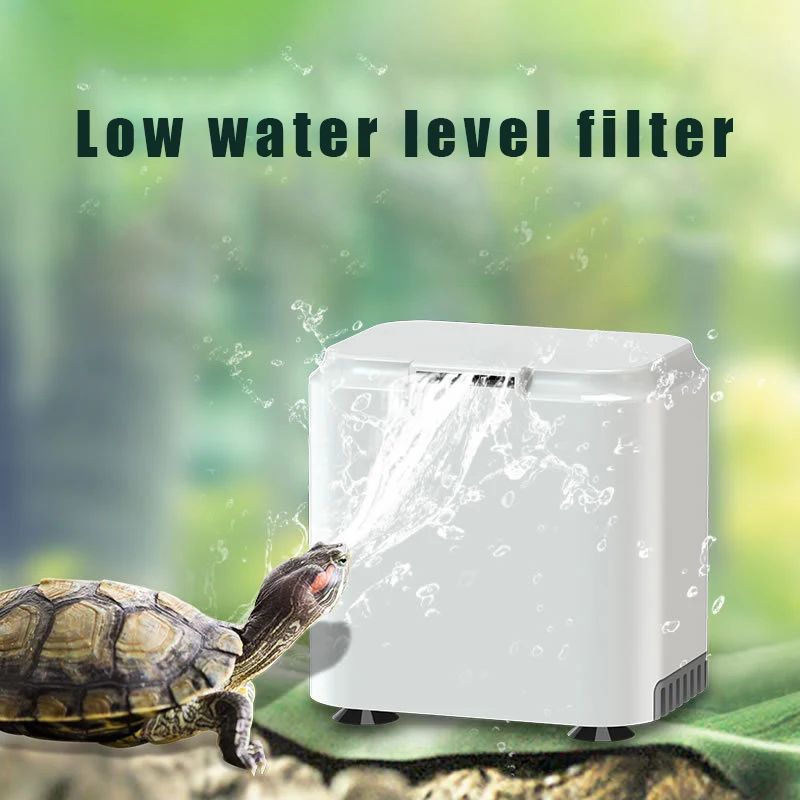 

Mini Low Water Level Filter Pump Aquarium Turtle Fish Tank Hanging Waterfall Turtle Filter Pump Fish Turtle Water Circulation