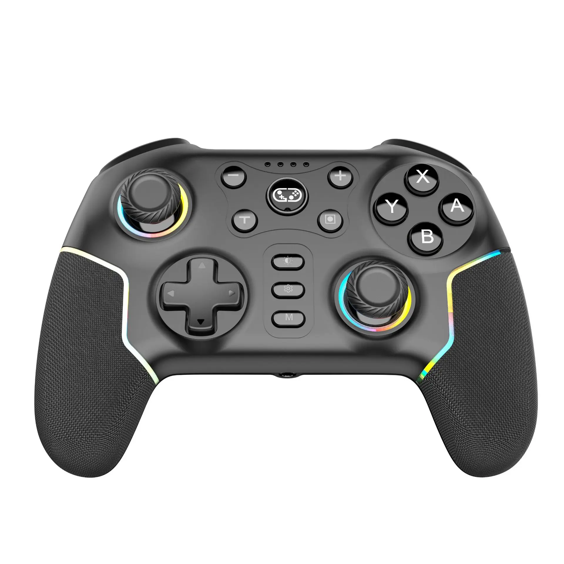 STK-7052 Bluetooth wireless Hall joystick game controller for Switch Android IOS PC six axis vibration suitable RGB lighting ﻿