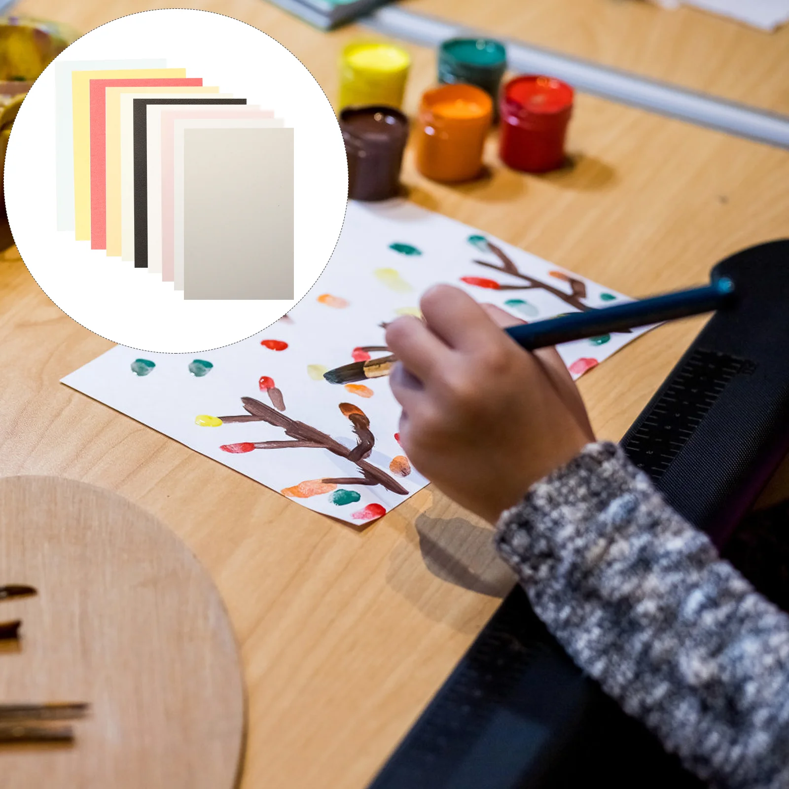 

50 Sheets Multi-purpose Colorful Tracing Paper Rubber Stamp Special Paper