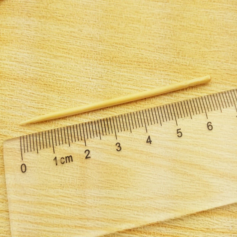 Toothpick Set 200PCS/Set Disposable Wood Natural Bamboo Toothpick Home Restaurant Hotel Products