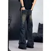 American Spring and Autumn Street Men and Women Trendy Personality Straight leg Jeans Couple Loose and Skinny Retro Casual Pants 4