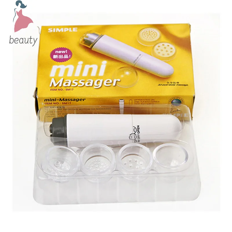 4 in 1 Mini Massage Pen Electric Eye Massager Facials Vibration Massage Stick for Dark Circles Eye Bags