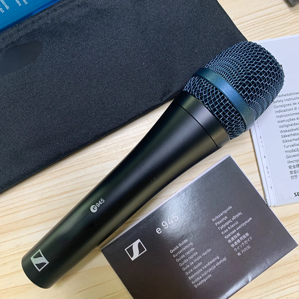 New Wired E945 Karaoke Professional Performance Microphone Super Heart Dynamic Handheld Microphone For Live Studio Mic Karaoke Microphone Wired Vocal Microphone