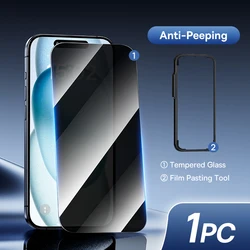 Baseus Anti - Peeping Tempered Glass Screen Protector with Clear Edge - 11 Pro and X XS (1PC Anti Peeping)