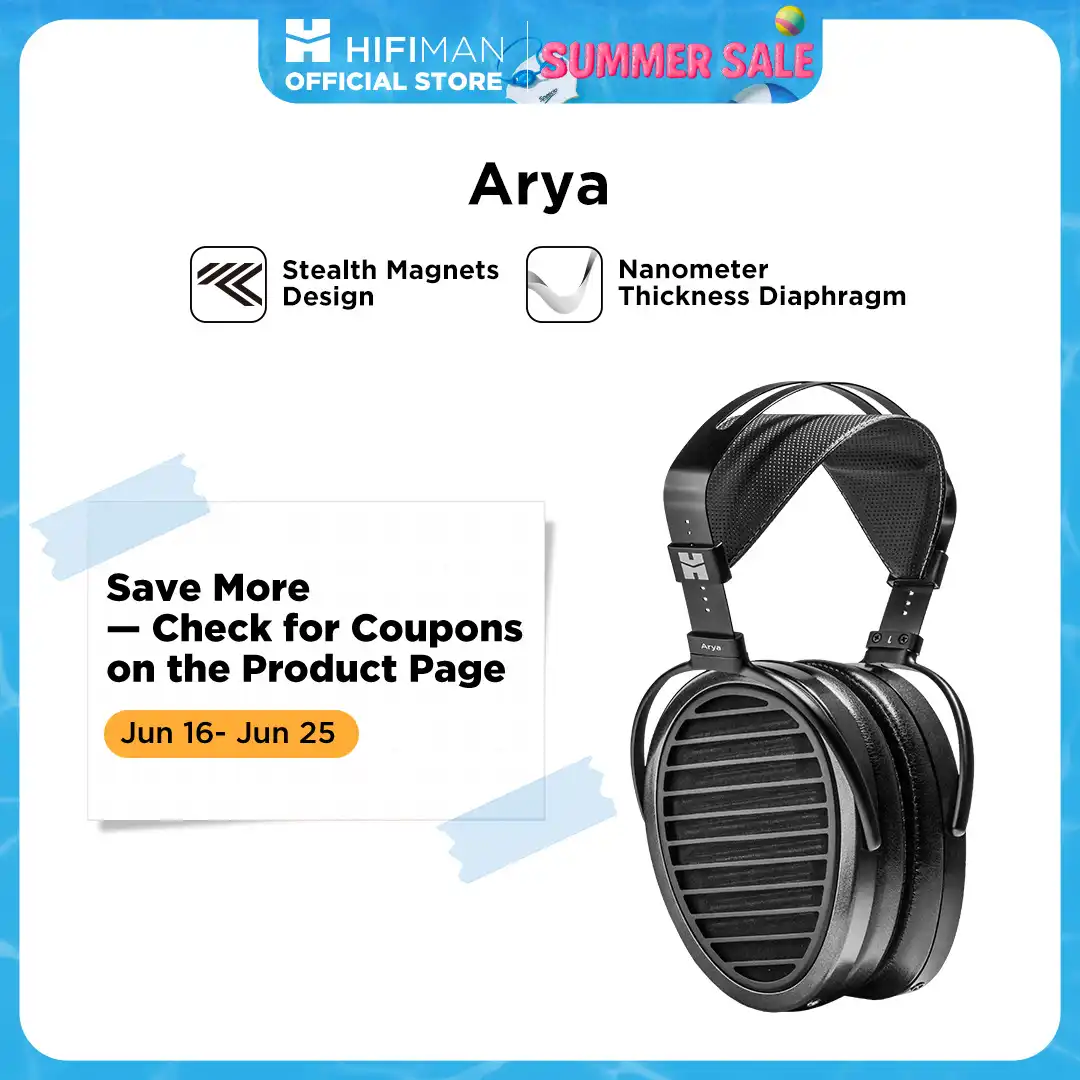 hifiman　arya HiFiMAN Arya Unveiled Planar Magnetic Headphones | Bloom Audio