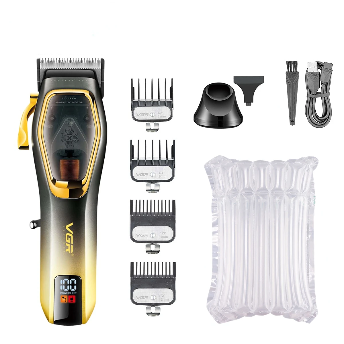 VGR ماكينة قص الشعر ماكينة قص الشعر اللاسلكية ماكي...