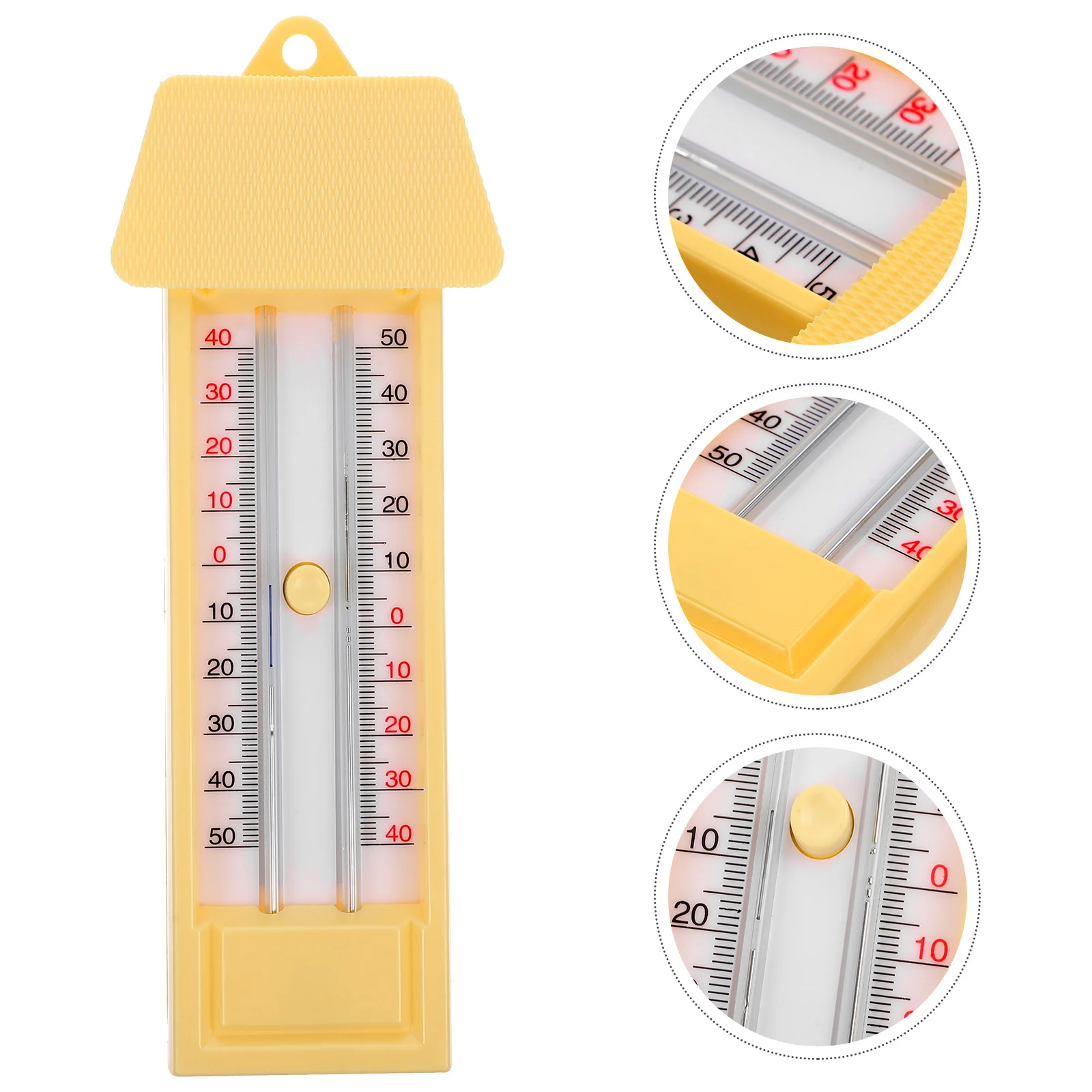 

Recordable High And Low Temperature Greenhouse Aquaculture Glass Thermometer Celsius & Fahrenheit For Indoor Outdoor Greenhouse