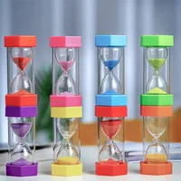 5-60 Minutes Hexagon Fall-Proof Hourglass Sand Clock Kitchen Timer Children Learn Sandglass New Craft Ornaments Birthday Present 1