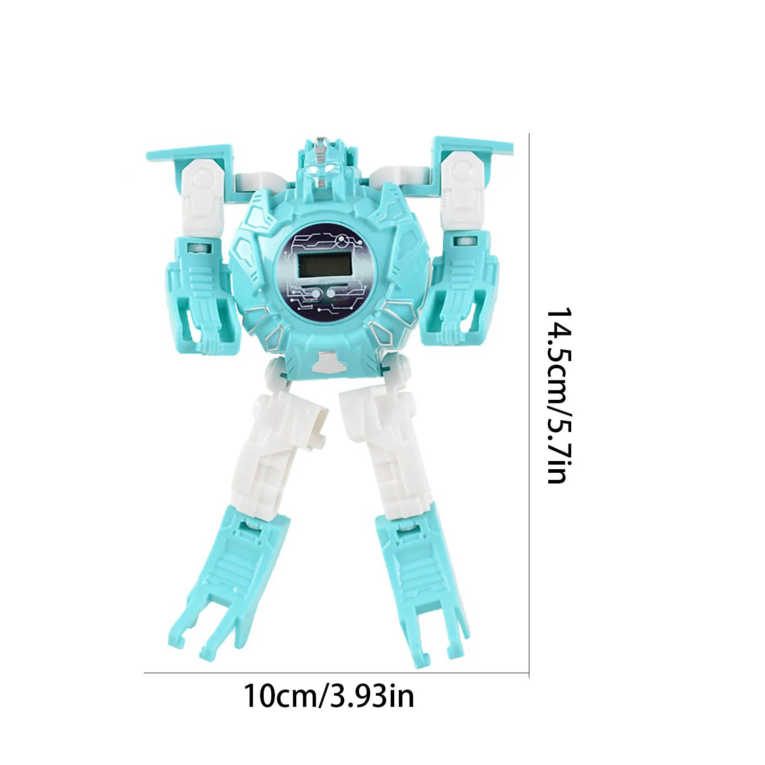 Children's Puzzle New Unique Watch Transformation Cartoon Robot Electronic Watch Toy Multi functional 2