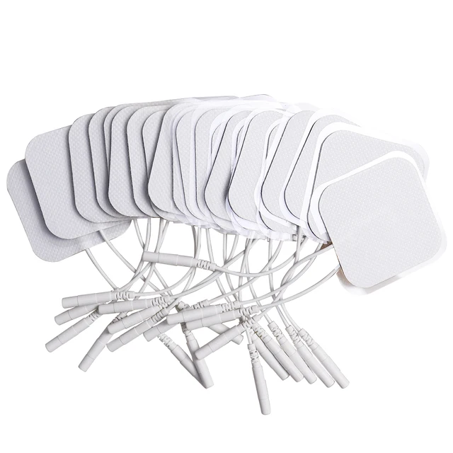 100/50/20/10p Non-woven Electrode Pads 5x5cm EMS Muscle Stimulator Patch Reusable for TENS Acupuncture Digital Massage Machine 3
