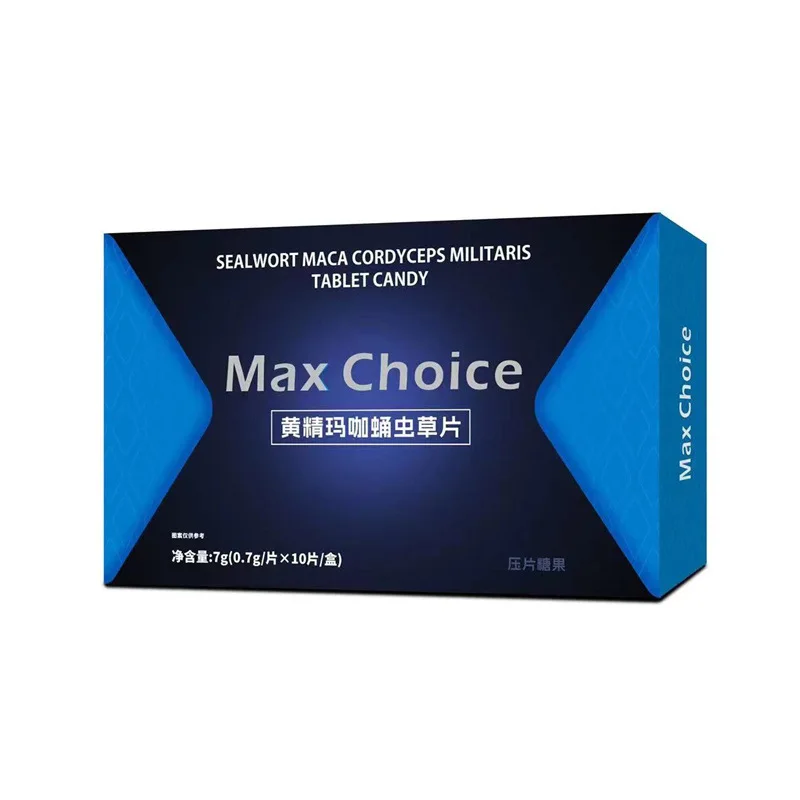Blue Tablets Organic Maca Huangjing Pill Muscle Growth Supplement Male Power Product male enhancing supplement organic maca supplement organic maca tablets health product tablets
