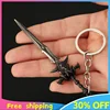 9cm World of Warcraft Frostmourne Weapon Keychains Alloy Swords Karambit  Model Peripheral Butterfly Knife Melee Gift Toys Game 1