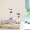 60 Minutes Colorful Silver Cover Creative Hourglass Anti-fall Sandglass Children's Toothbrush Timer Home Desktop Decoration Gift 3