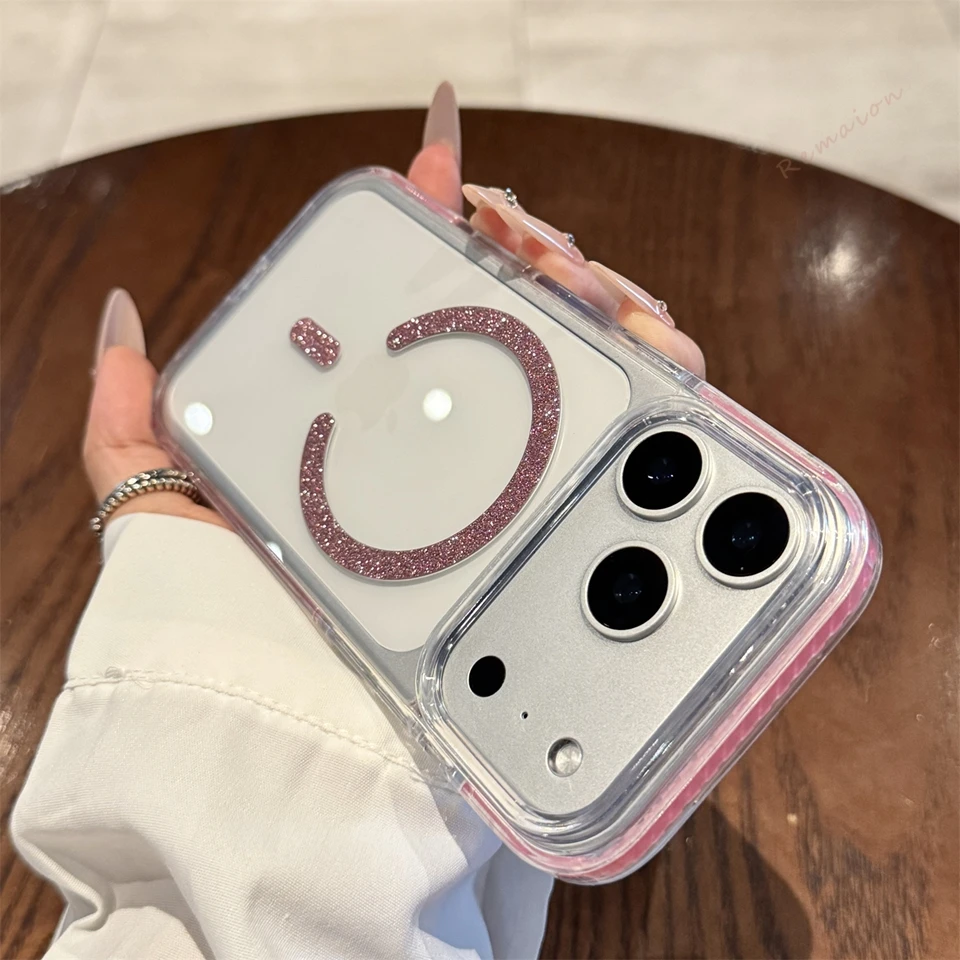 Bling Glitter Silicone Shockproof Phone Case - Classic Design Protector Cover