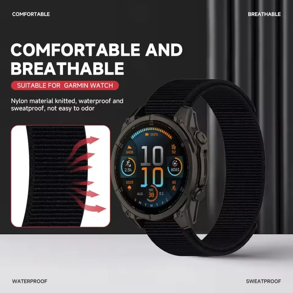 Nylon Sports Comfortable Wristband - Multiple Sizes Available
