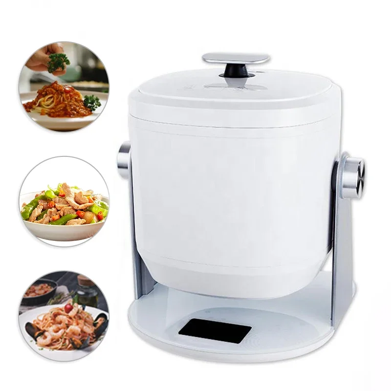 YYHC-Professional Automatic Cooking Machine And Multifunctional Rotating Fried Rice Cooker With 2400w Power