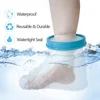 Adult Foot Cast Covers for Shower Waterproof Shower Bandage and Cast Protector for Shower and Bath Watertight 1