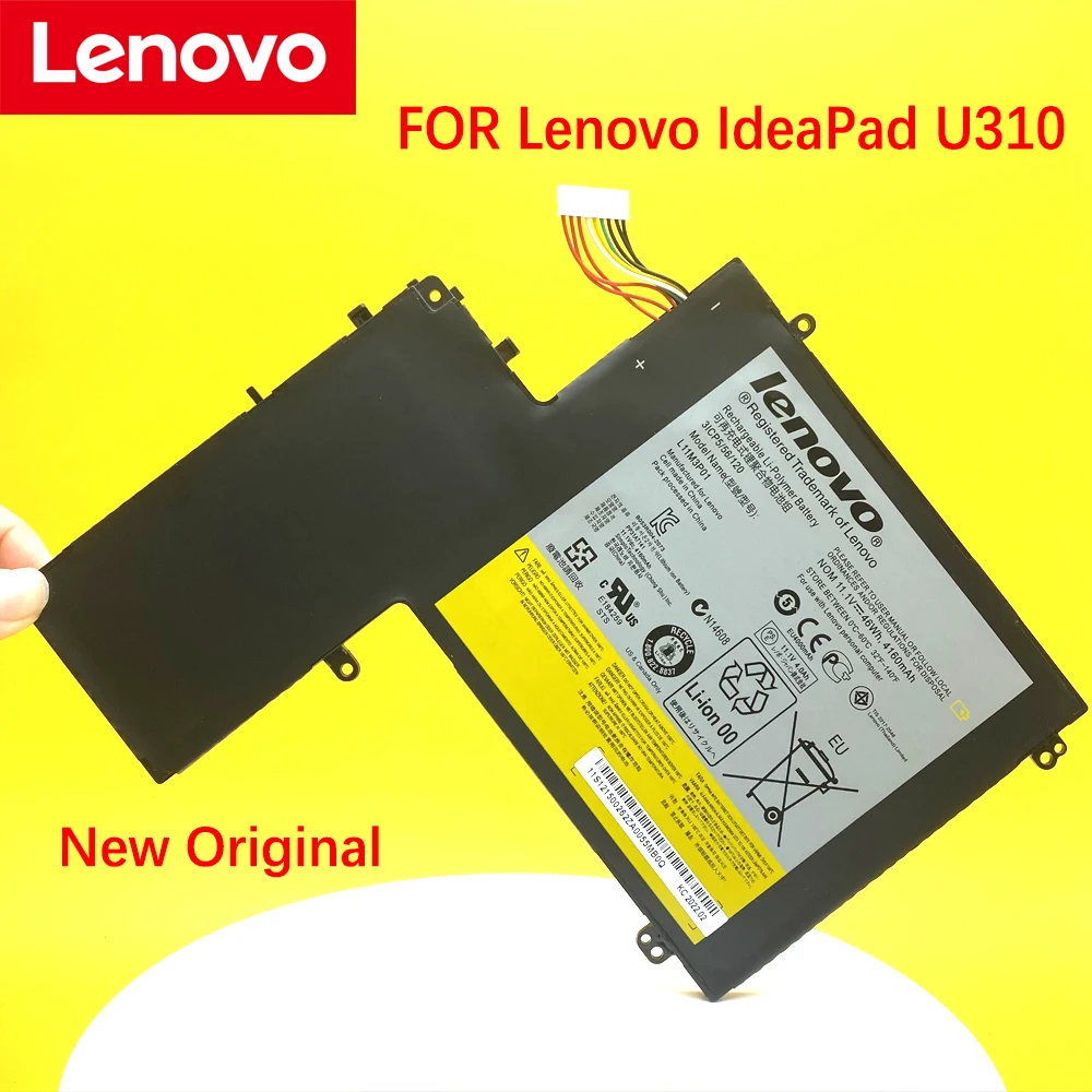 Bateria original nova do portátil para lenovo ideapad u310 l11m3p01