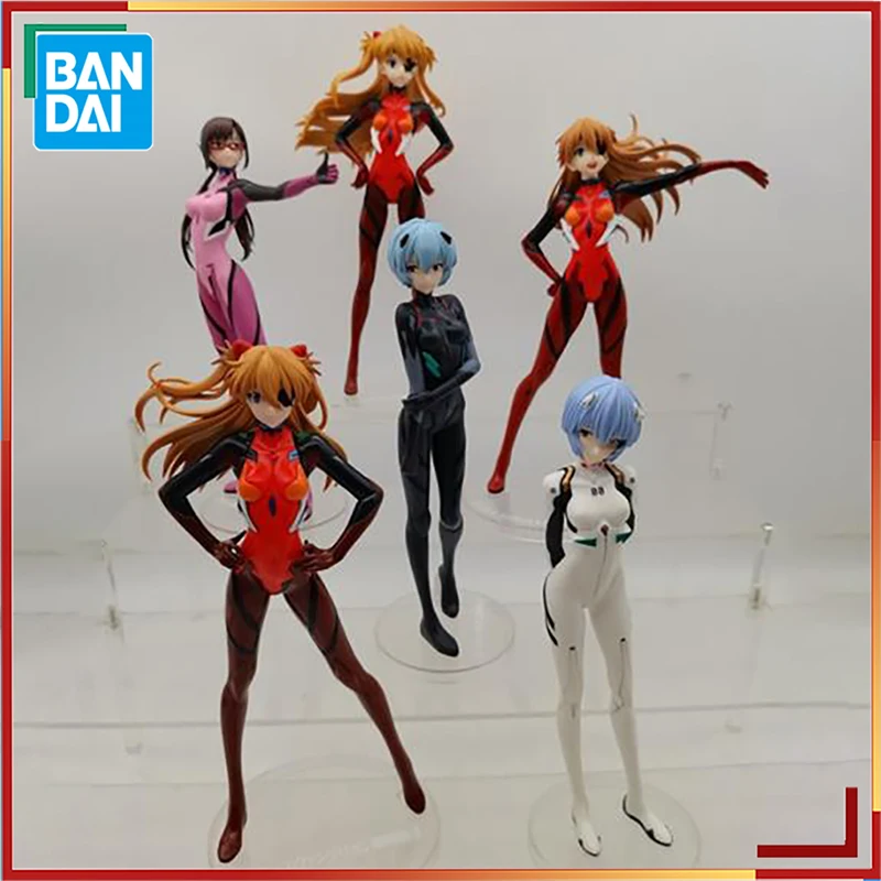

Bandai NEON GENESIS EVANGELION Anime Figure Asuka Langley Soryu Action Figure Ayanami Rei Toys for Kid Gift Collectible Model