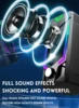Bluetooth RGB computer speaker, desktop computer speaker, laptop speaker, desktop stereo speaker, USB powered, with LED ambient 2