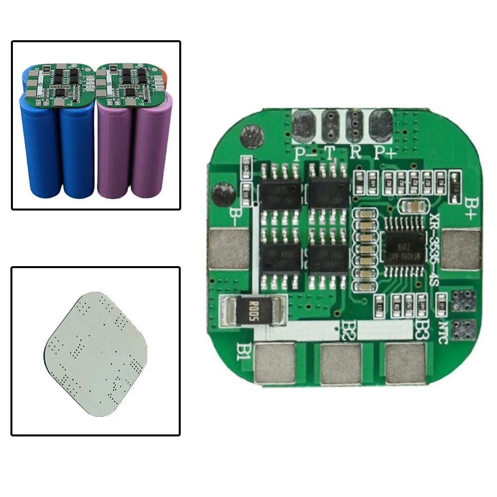 

BMS 4S 8A 14.8V 18650 Li-ion Lithium Battery Charge Protection Board Power Bank Monitor BMS 4S 8A PCB For Electric Tools