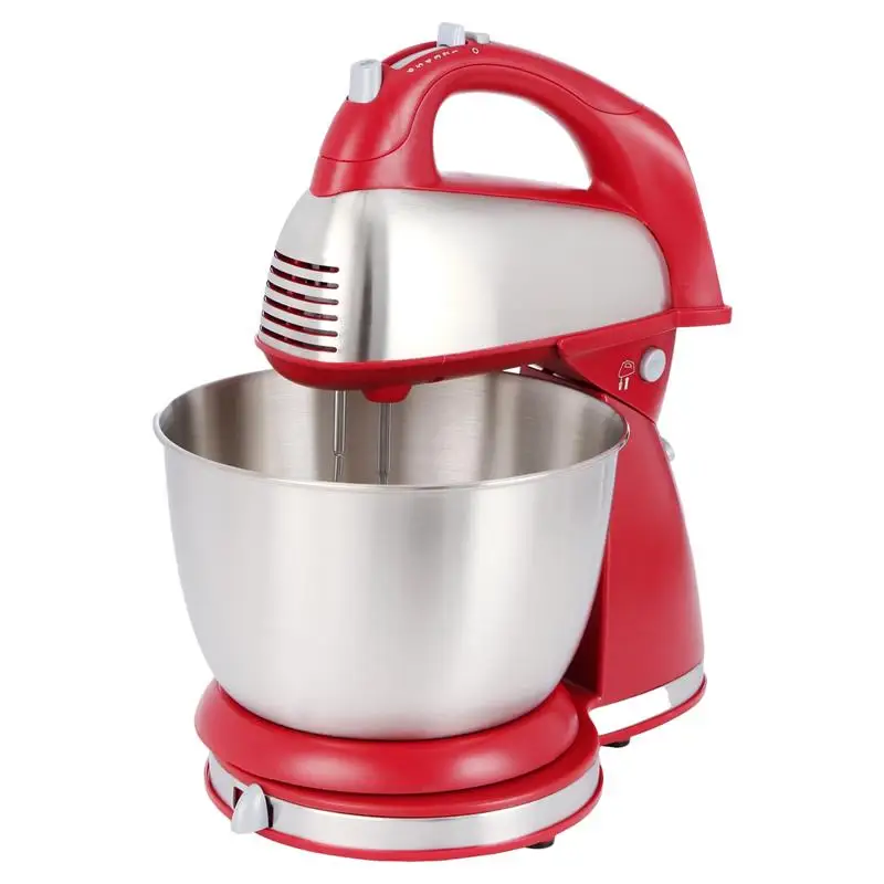 

Hand and Stand Mixer,Mixer Beaters,Kitchen,4 Quart,Mixing Bowl,Red