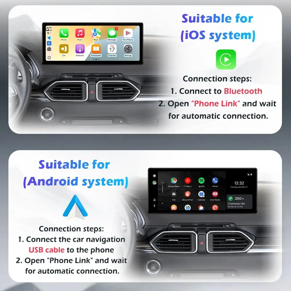 Radio Multimedia para Auto con Android 16, CarPlay Inalámbrico, Reproductor DSP Estéreo, WiFi, GPS, Pantalla QLED y Bluetooth para Jeep Wrangler 3 JK 2011-2017 4