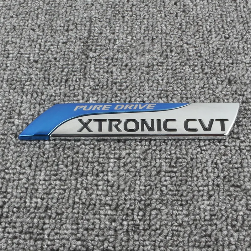 Pure Drive XTRONIC CVT Nismo Metal Emblem Badge Tail Sticker For Nissan  Qashqai X-Trail Juke Teana Tiida Sunny Note Car Styling