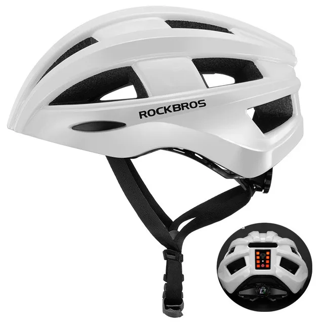 ROCKBROS Fahrradhelm Fahrradhelm mit LED-Warnlicht Ultraleichter Rennradhelm Elektrischer Fahrradhelm Sport Sicherer Hut – Detail 35