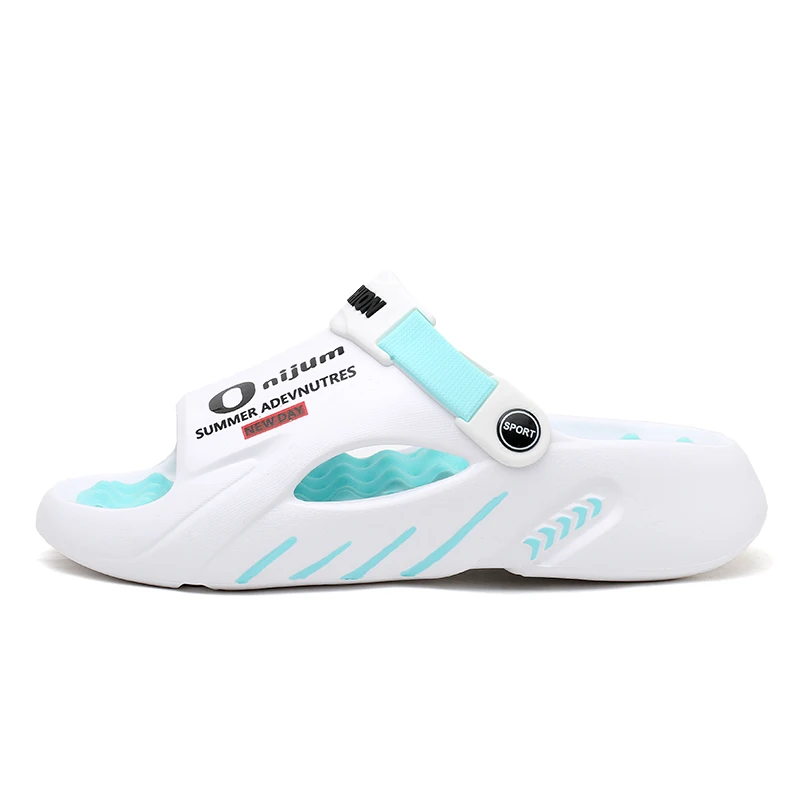 Fashion Men Massage Slippers Indoor Outdoor Sandals Beach Casual Shoes Comfortable Soft Sole Slides Men's Sandals Big Size 46 47
