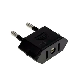 Universal Travel Power Adapter - American to European Converter, 2-Pin Plug Adapter (EU To 4.0mm US)
