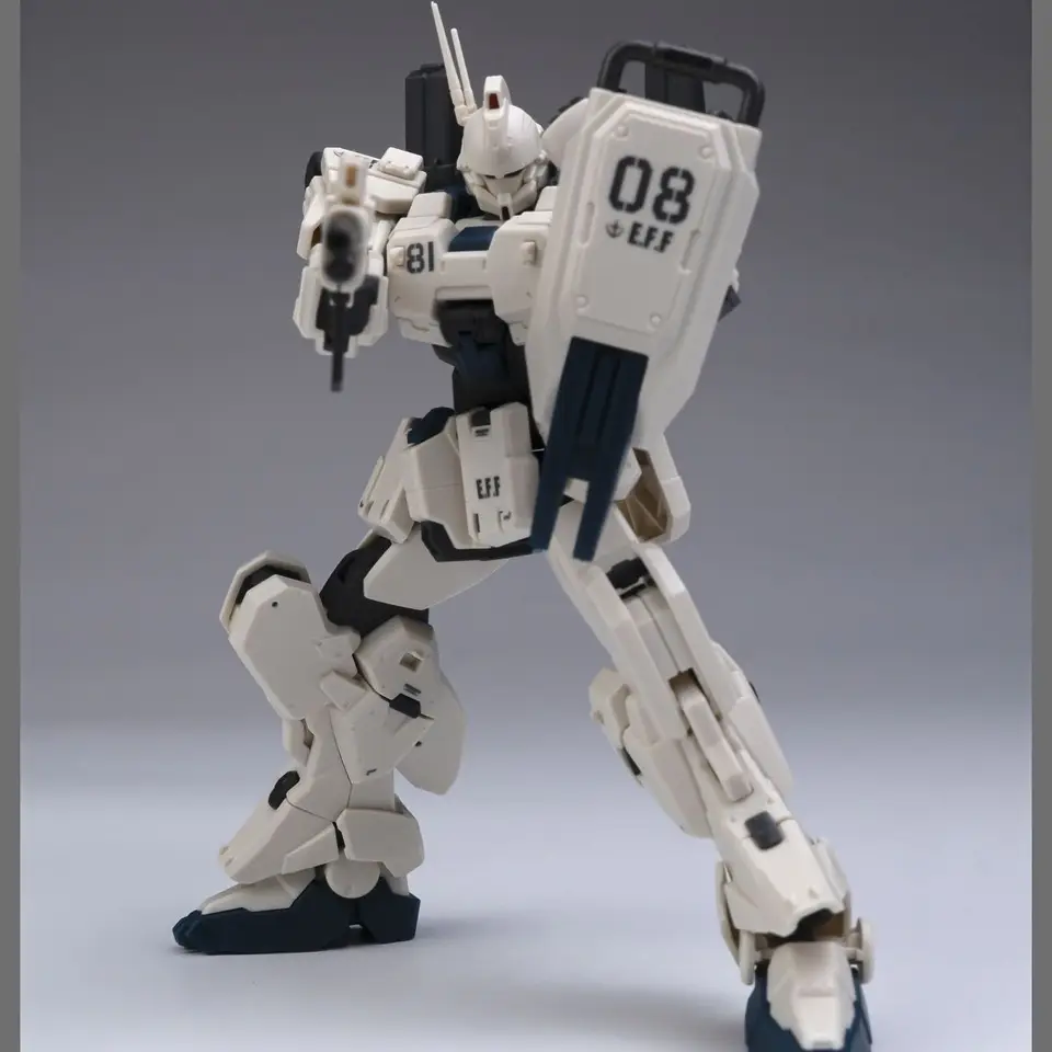 黒船モデル Hg 1/144 Rx-79 G Ez-8 アセンブリモデル可動ジョイント